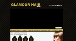 Desktop Screenshot of glamourhair.net
